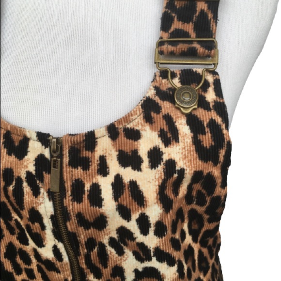 NWT FOREVER 21 ANIMAL LEOPARD PRINT OVERALL -XS - Picture 5 of 5